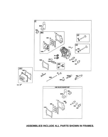 Head cylinder/gasket set