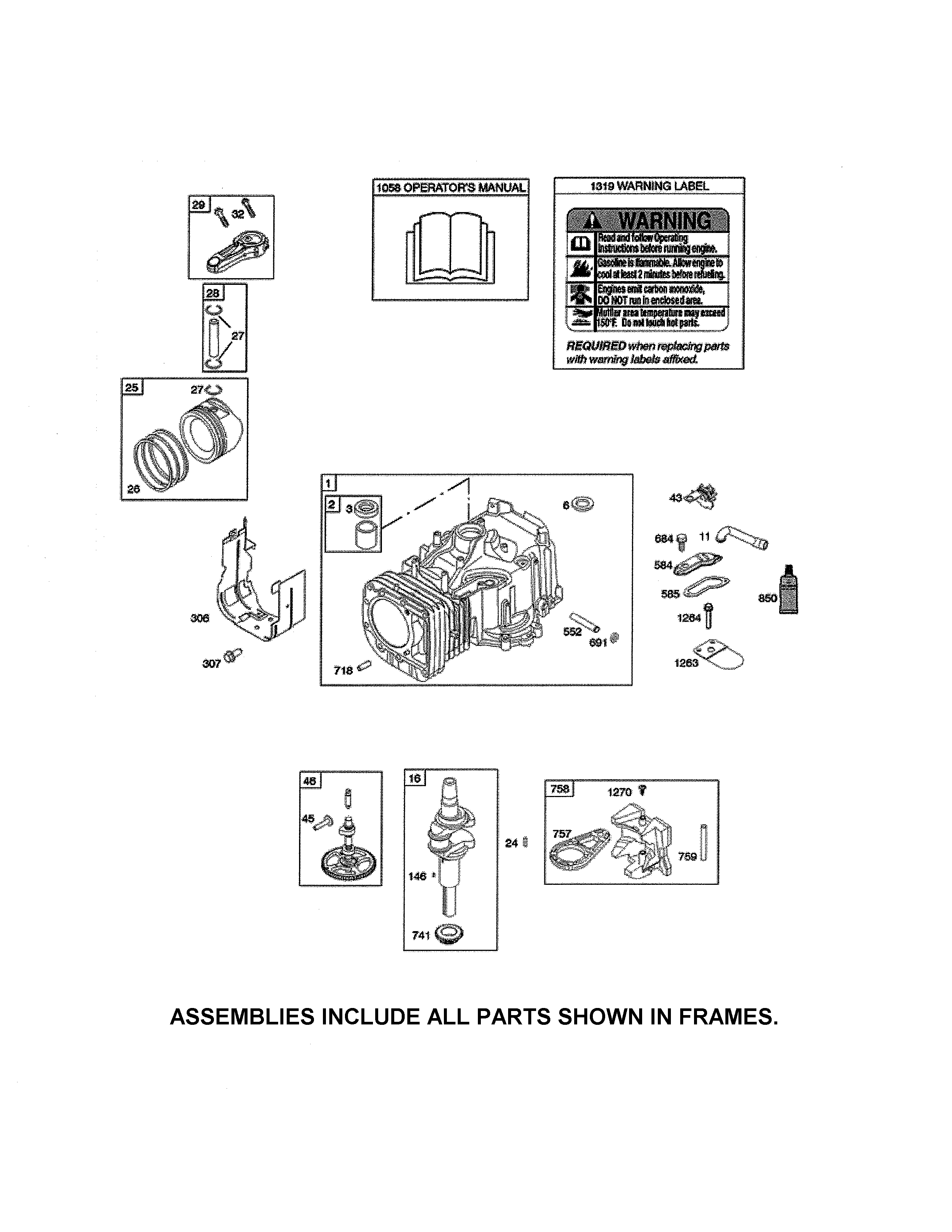 CYLINDER/CRANKSHAFT