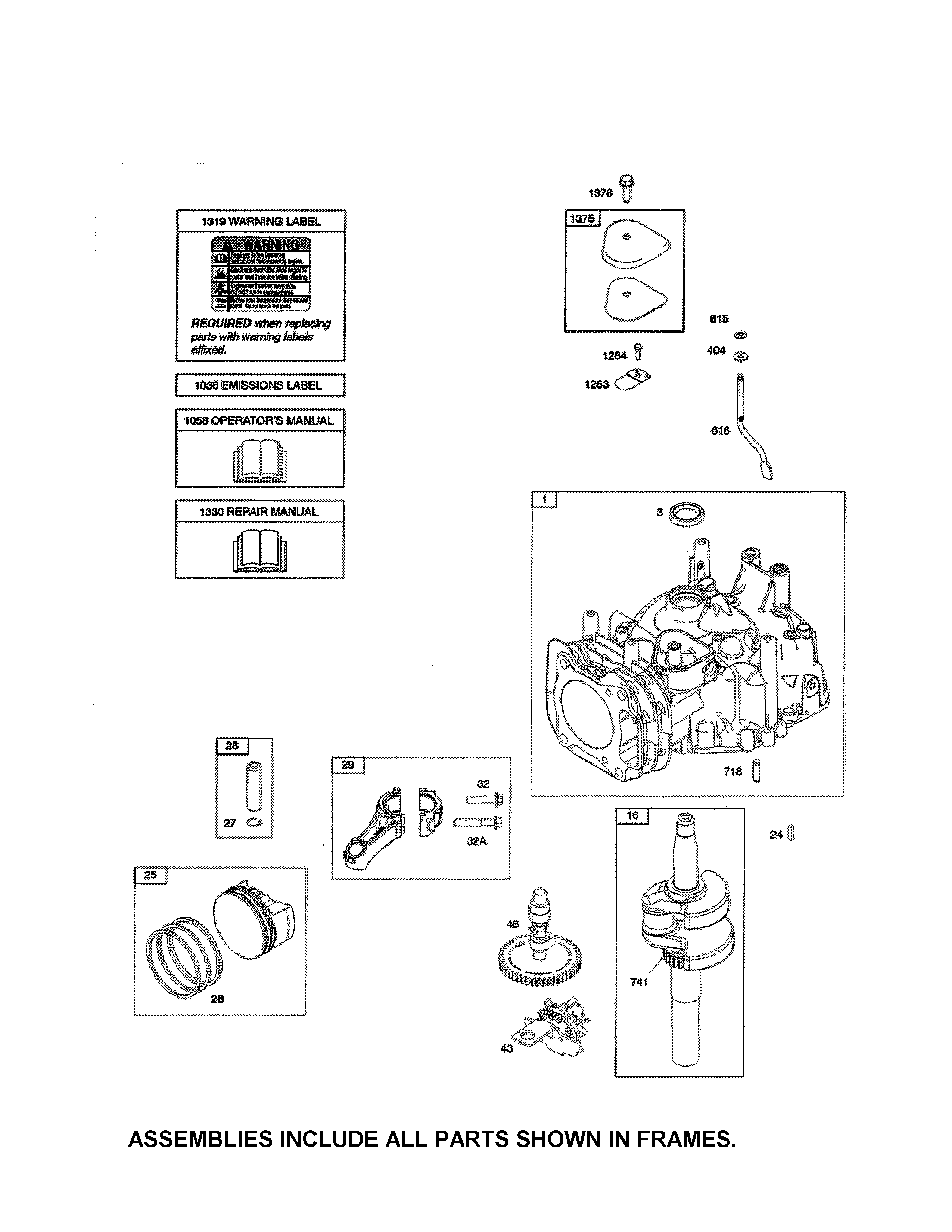 Cylinder/crankshaft