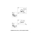 Briggs & Stratton 121S07-1415-F1 exhaust system diagram