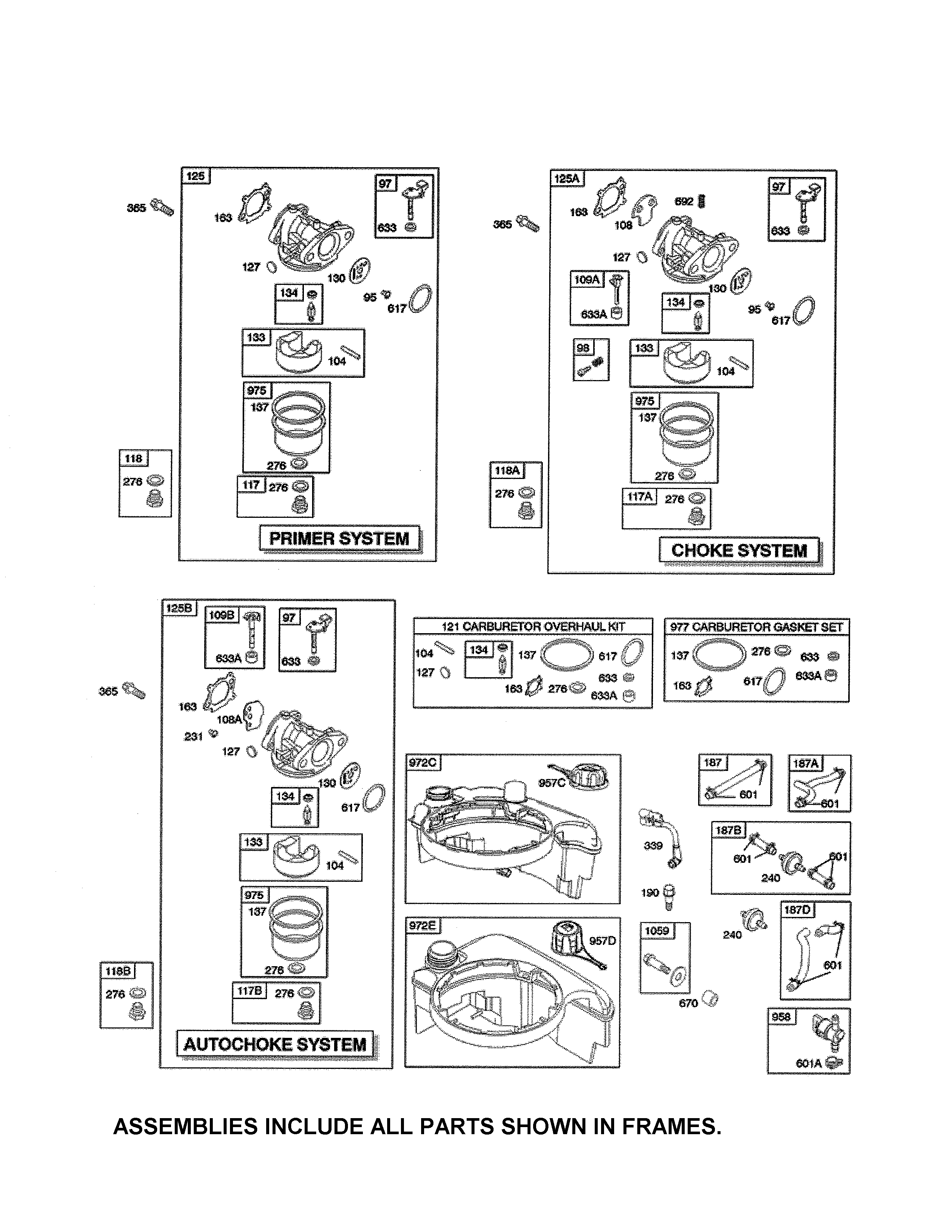 CARBURETOR/FUEL SUPPLY