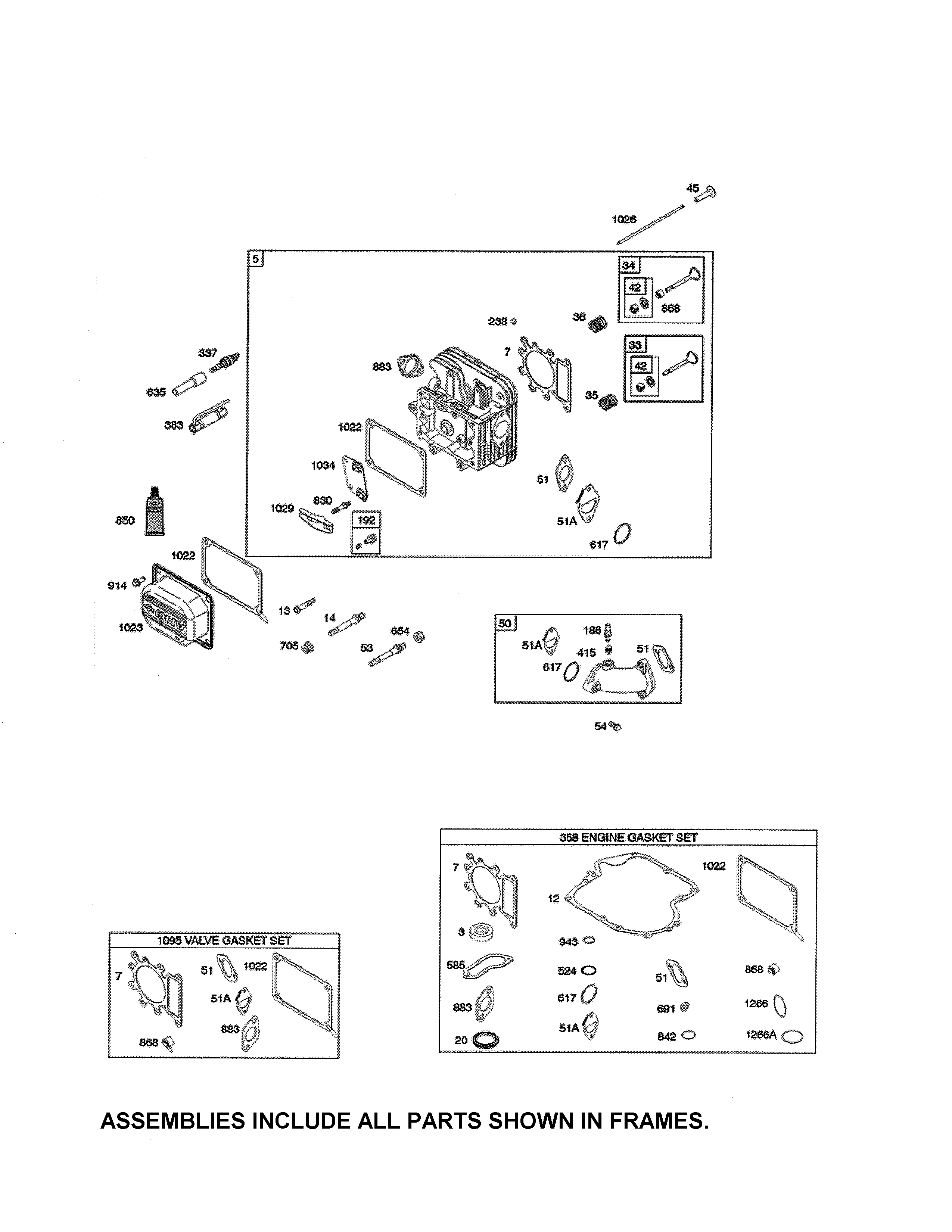 CYLINDER HEAD/GASKET SET