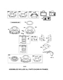Air cleaner/blower housing