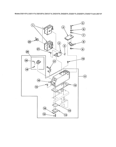 Timer/meter case/service door
