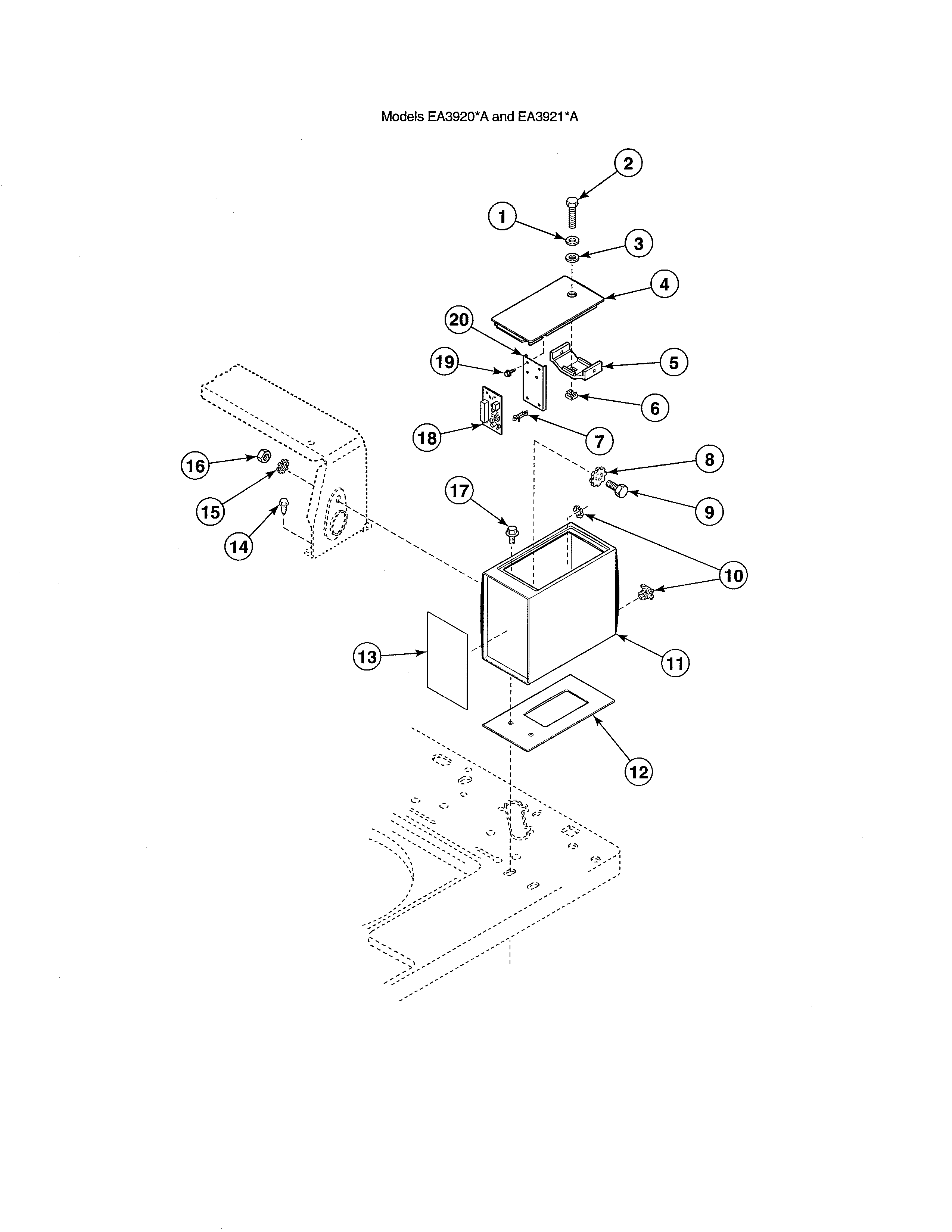 SECURITY CASE/SERVICE DOOR/CIRCUIT BOARD