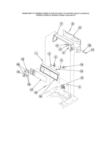 Control panel & hood/controls