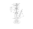 Alliance EA2221LA bearing housing/brake/pulley diagram