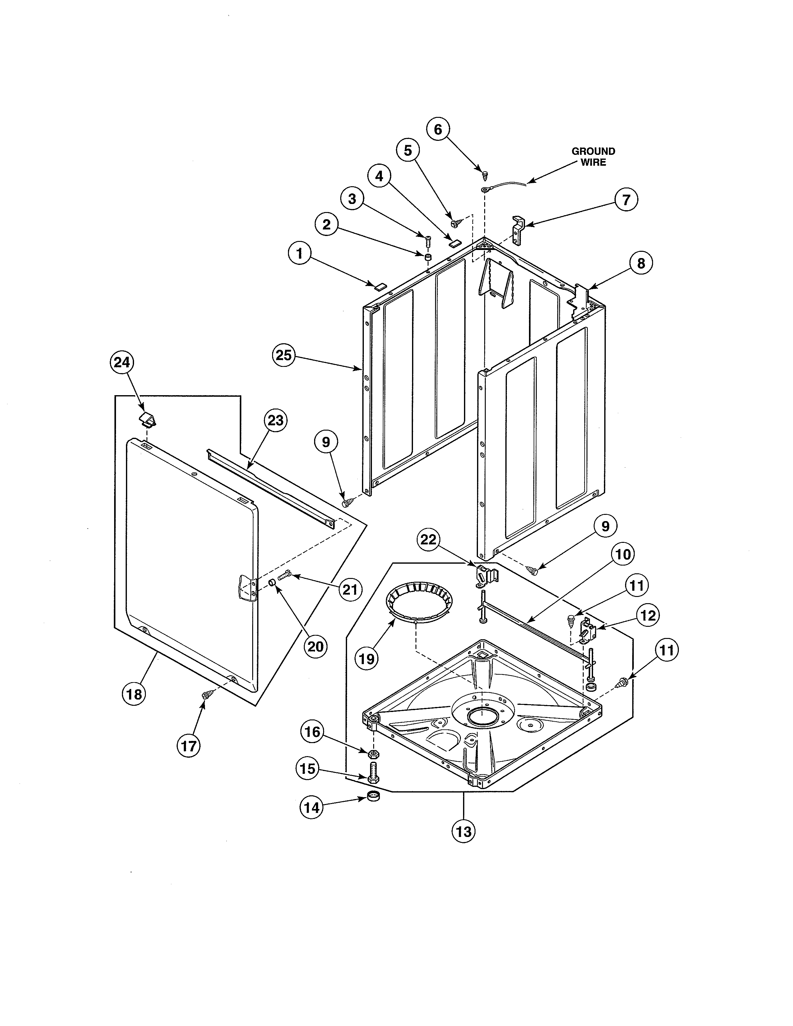 FRONT PANEL/BASE/CABINET