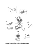 Blower housing/rewind starter