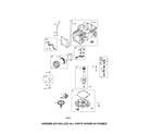 Briggs & Stratton 112P02-0117-F1 cylinder/crankshaft/sump diagram