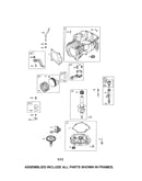 Cylinder/crankshaft/sump
