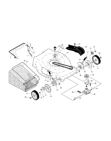 Drive control/gear case/wheels