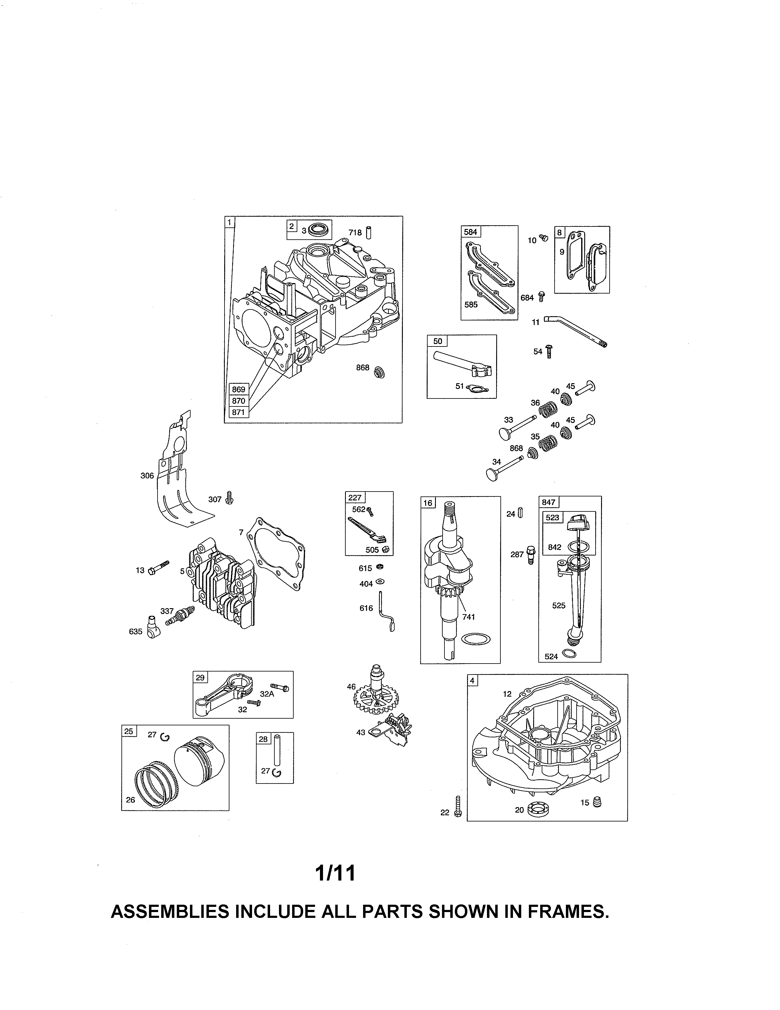 CYLINDER/CRANKSHAFT/SUMP