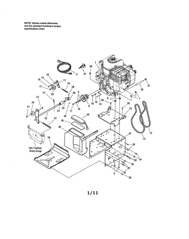Engine/frame