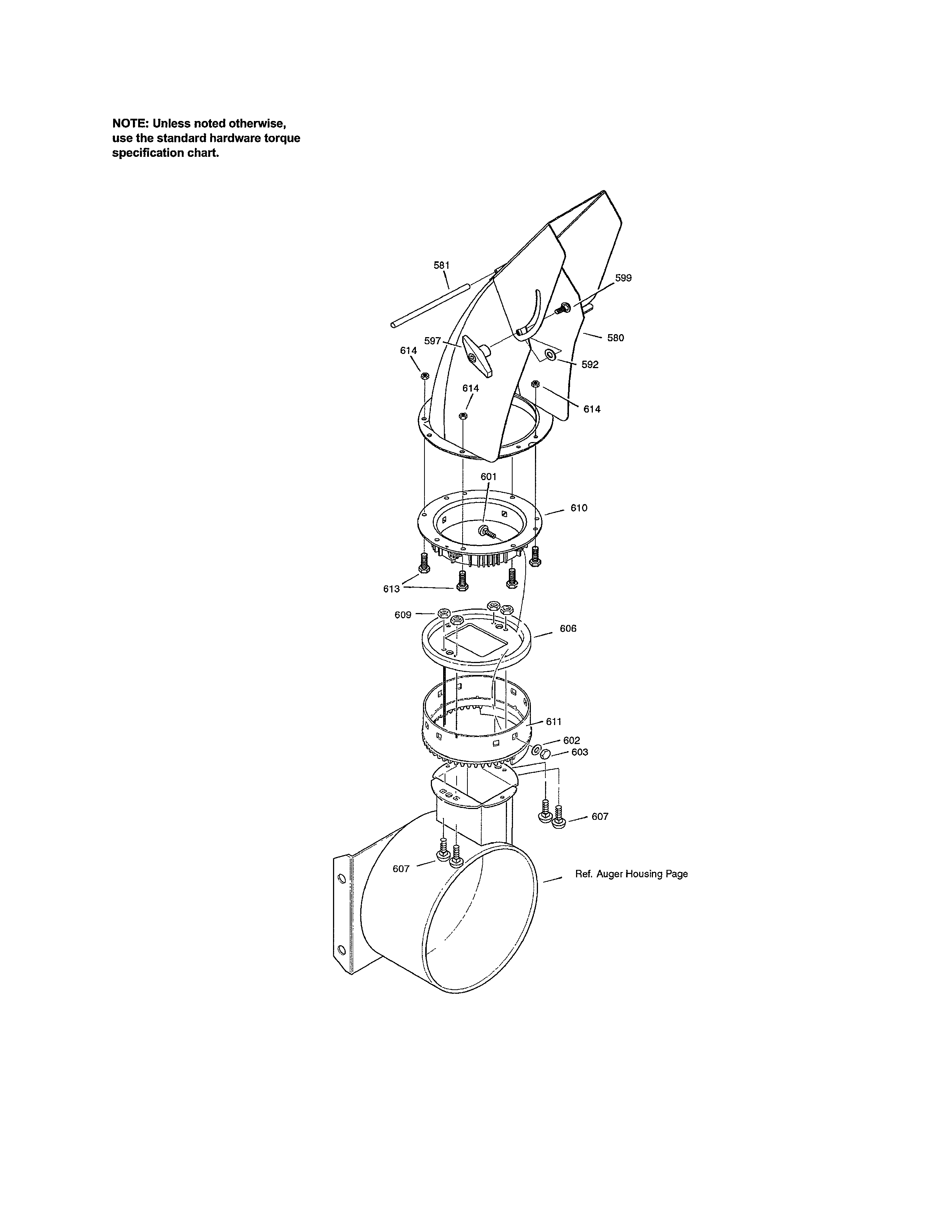 Discharge chute