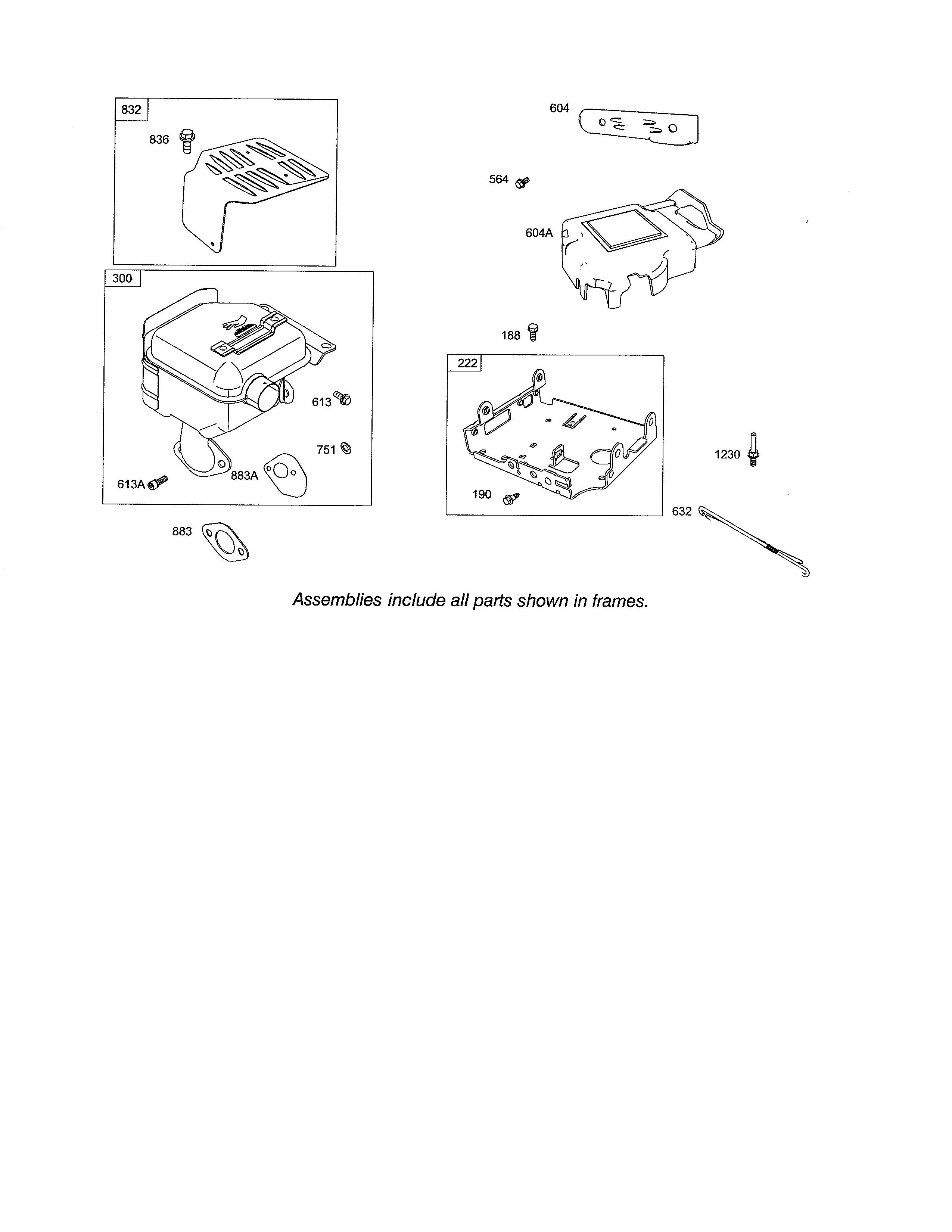 Muffler/controls