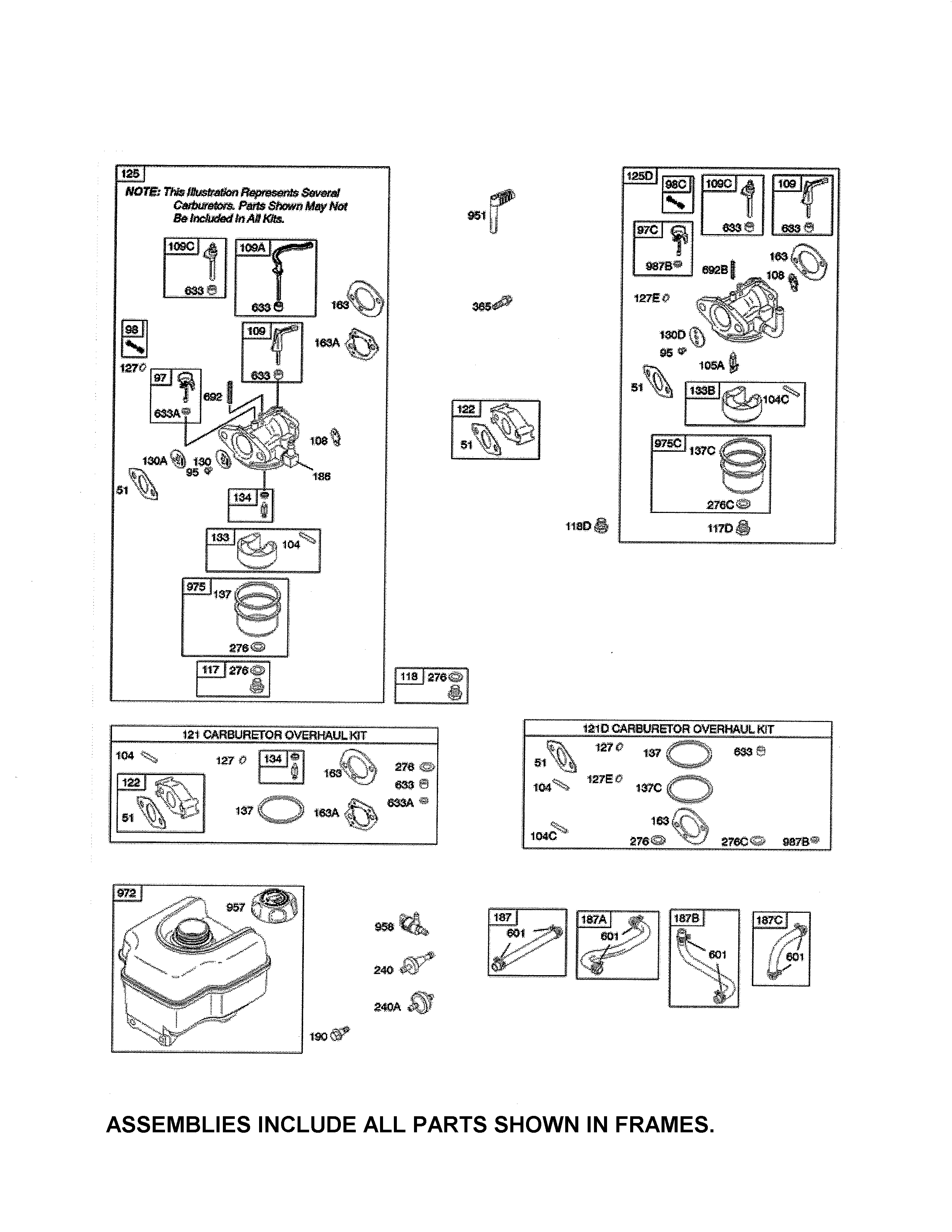 Carburetor/fuel supply