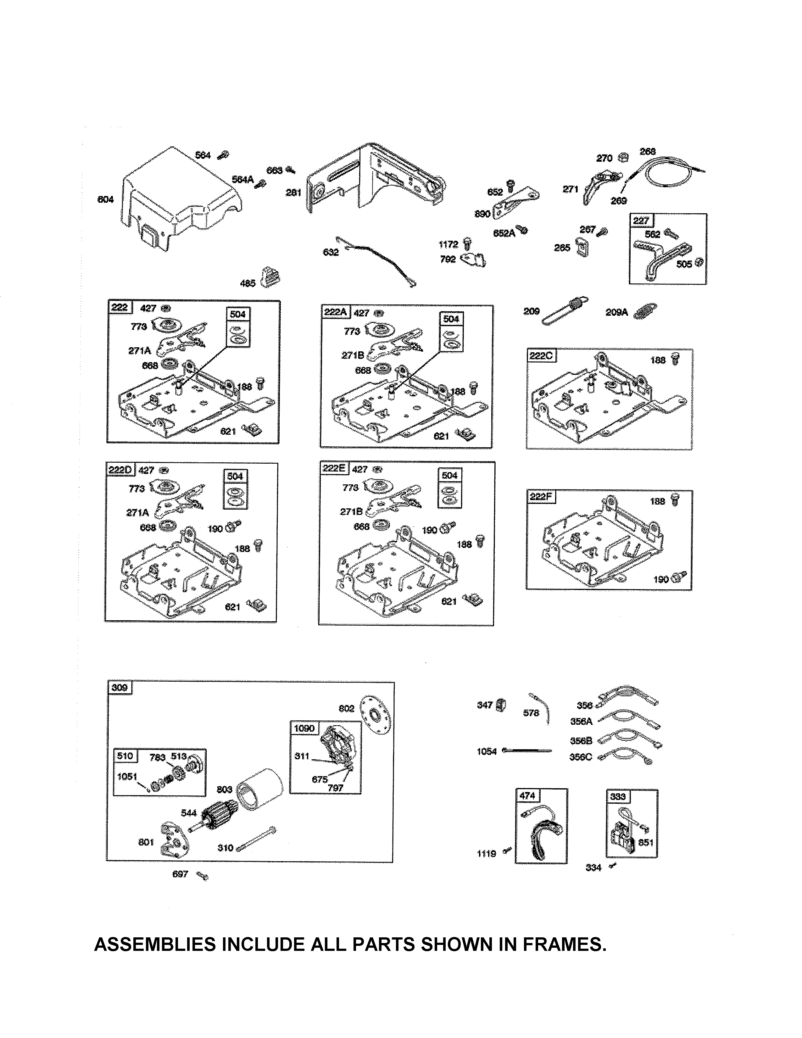 CONTROLS/STARTER/GOV SPRING