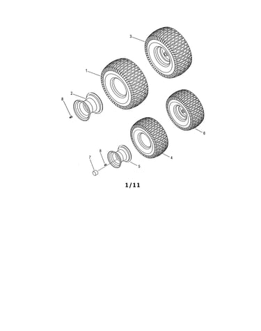 Front & rear wheel