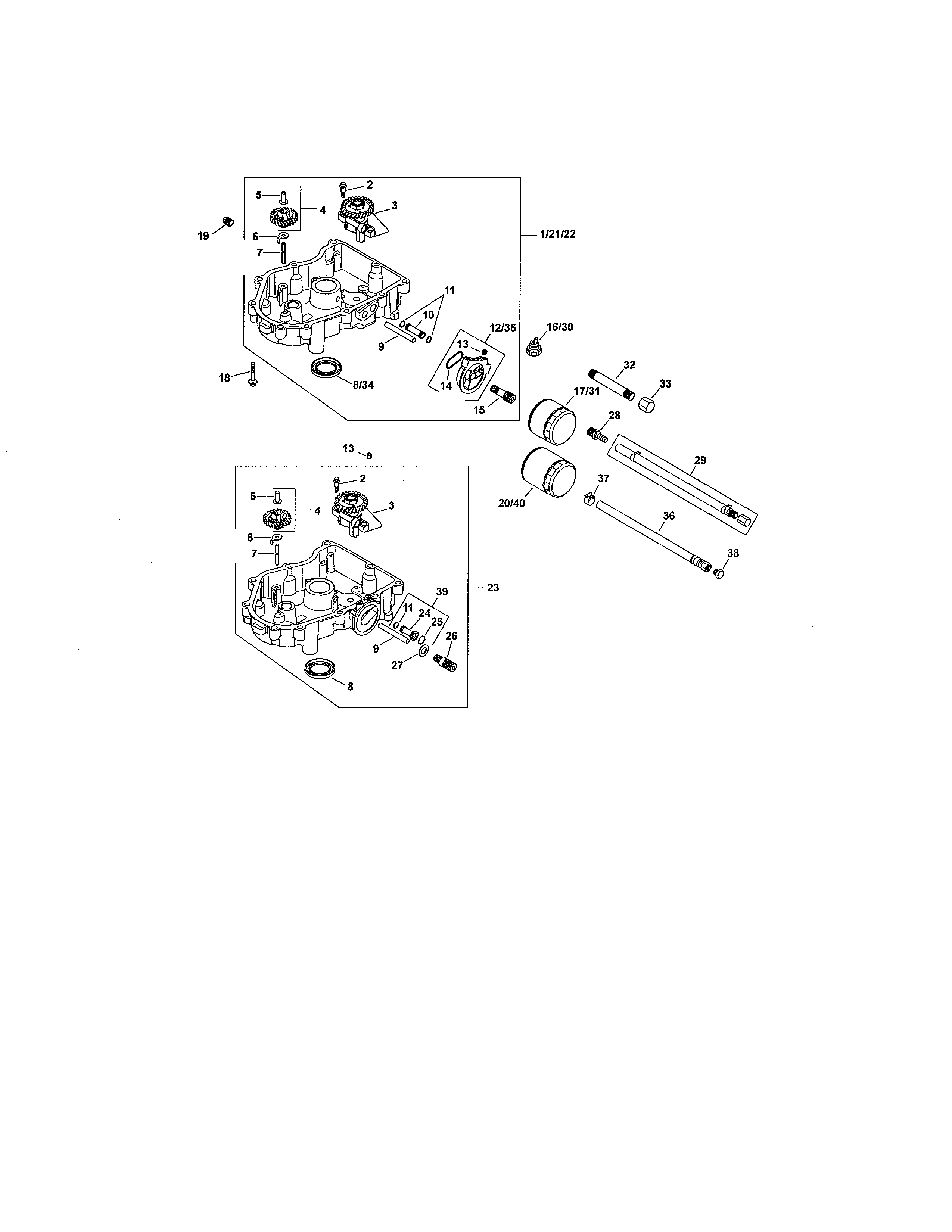 Oil pan/lubrication
