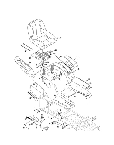 Seat/fender/lift