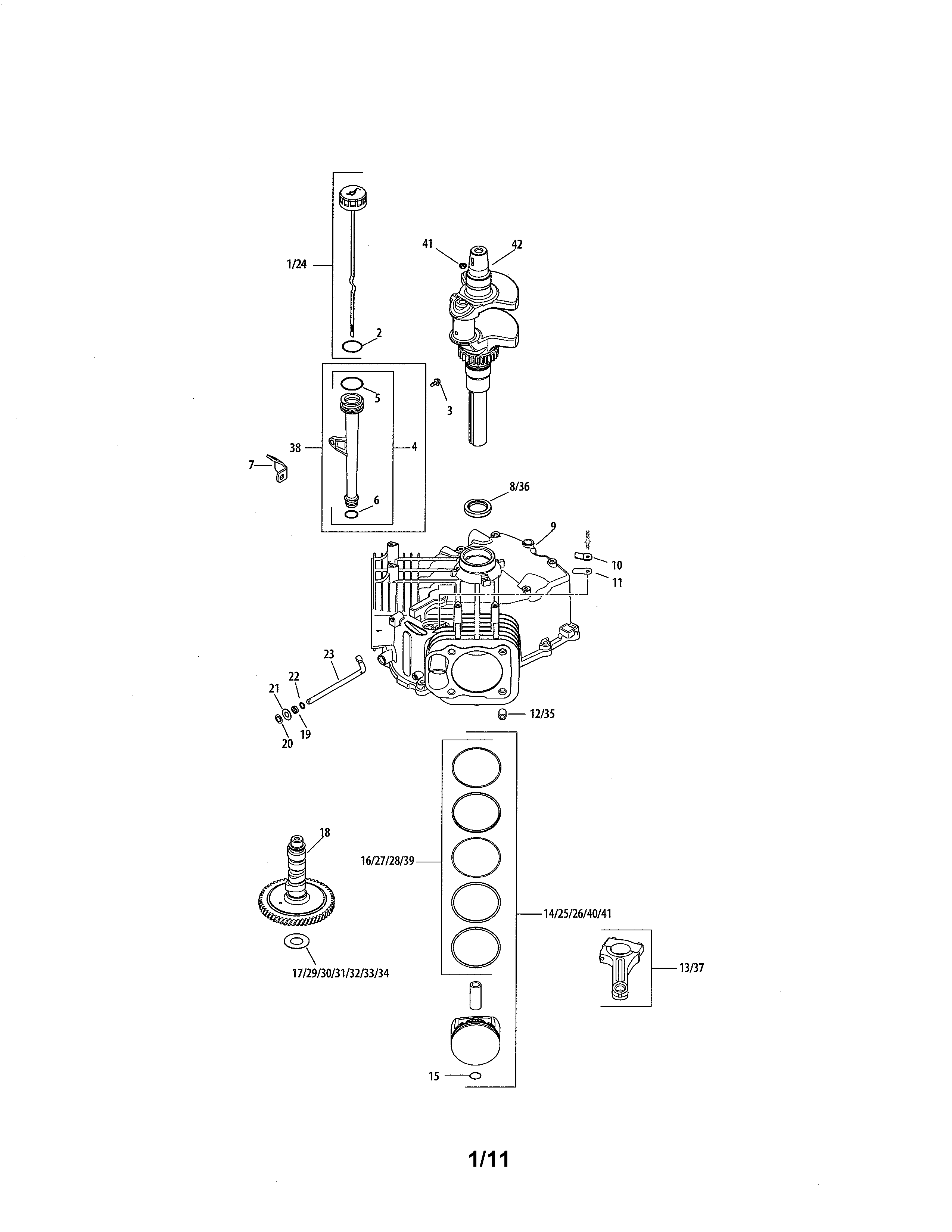 Crankcase/crankshaft