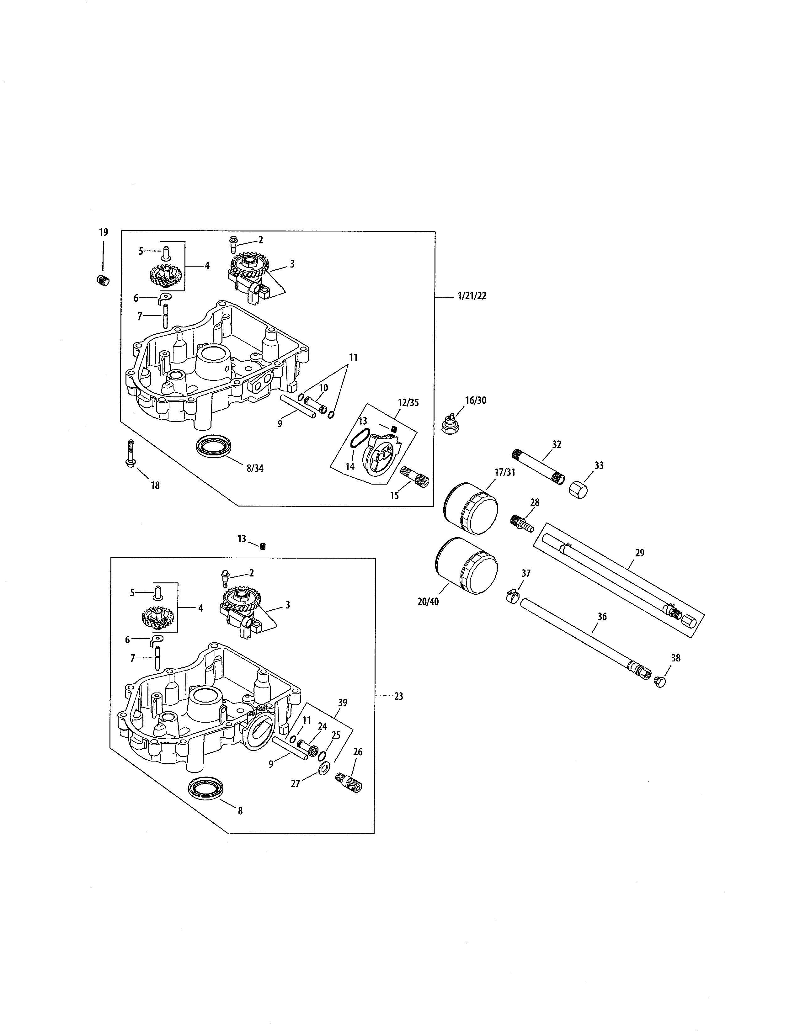Oil pan/lubrication