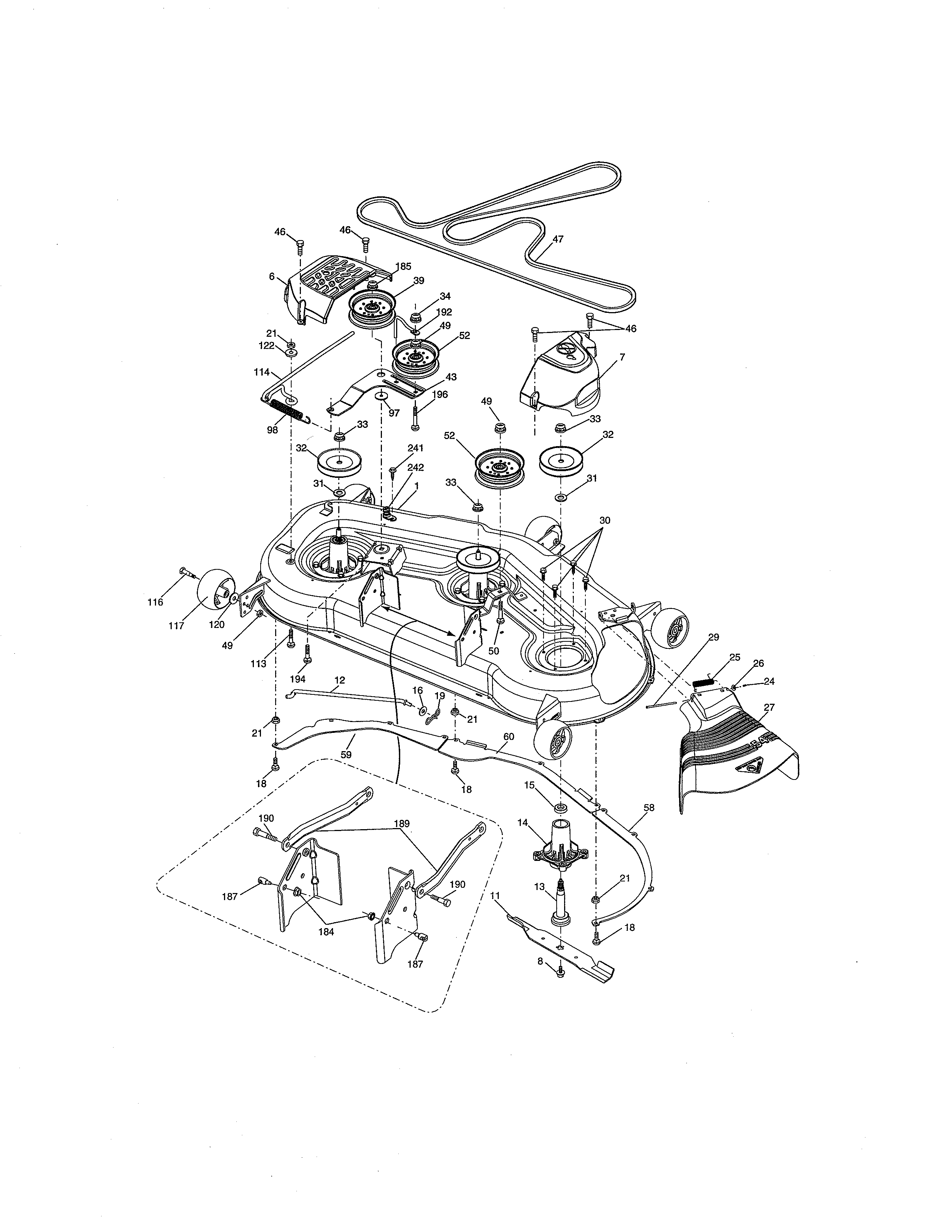 CHAIVUTRUAMRUDEEKOOL 【DIMENTIONOFCOLOUR】 Official Craftsman 917289453 front-engine lawn tractor parts