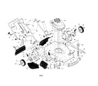 Craftsman 917370850 engine/housing/handle diagram