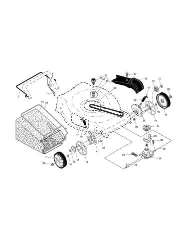 Drive control/gear case/wheels
