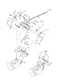 Clutch lock handle assembly