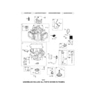 Briggs & Stratton 49M777-0853-G5 cylinder/sump/camshaft diagram