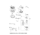 Briggs & Stratton 49M777-0853-G5 motor-starter/flywheel diagram