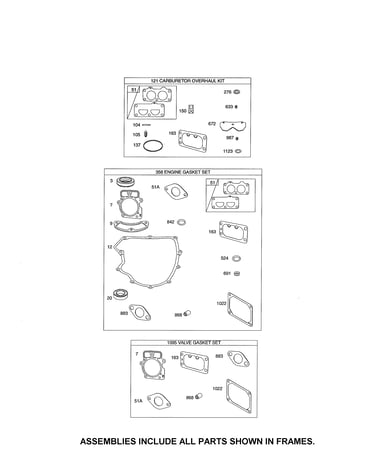 Gasket sets