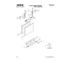 Ikea IUD8000RQ8 door & panel diagram