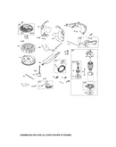 Motor-starter/flywheel