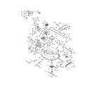 Husqvarna YTH20K46-917240460 mower deck diagram