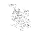 Husqvarna YTH20K46-917240461 mower deck diagram