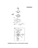 Blower housing/starter/exhaust