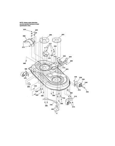 42" deck-housing