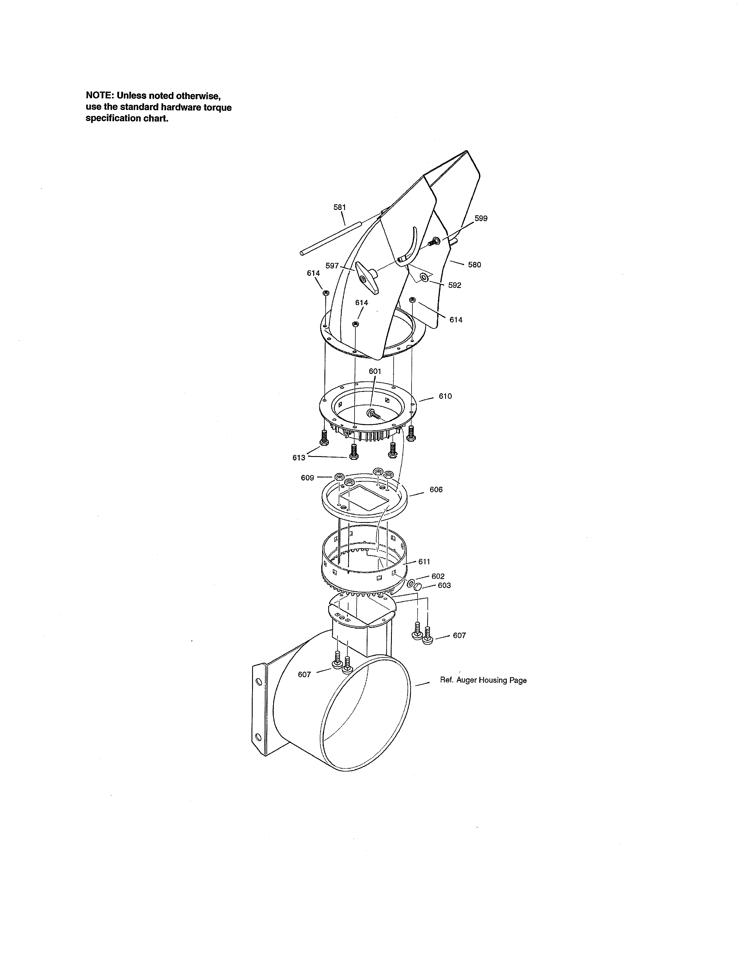 Discharge chute