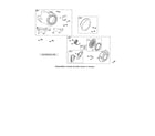 Briggs & Stratton 20M114-0141-E1 blower housing/rewind starter diagram