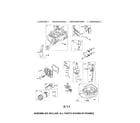 Briggs & Stratton 128T05-5268-B1 cylinder/crankshaft/sump diagram