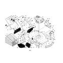 Craftsman 917379700 engine/housing/handle diagram