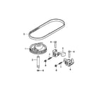 Honda GCV160-LABHH camshaft pulley diagram