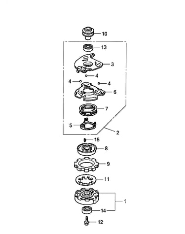 Blade brake clutch