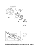 Flywheel/rewind starter