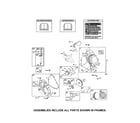 Craftsman 24710568 cylinder/crankcase/crankshaft diagram