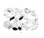 Craftsman 917379701 engine/housing/handle diagram