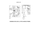 Briggs & Stratton 49M777-0853-G1 carburetor/fuel supply diagram